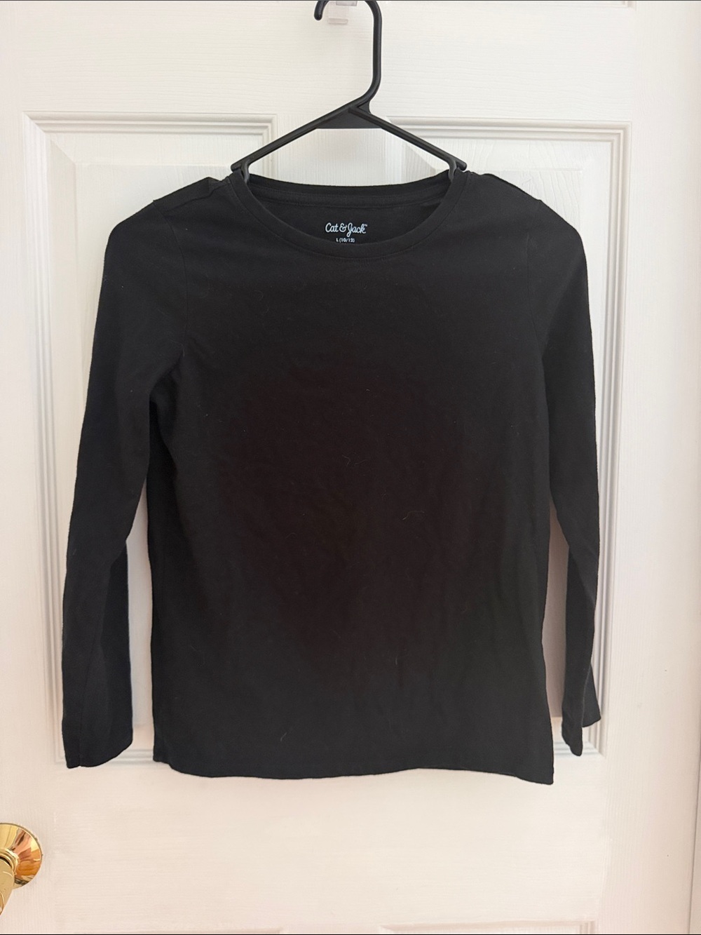 Cat & Jack Black Long Sleeve Kids Shirt